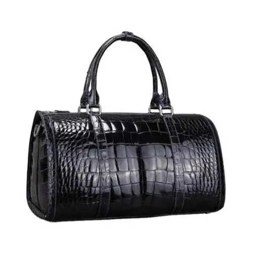 New Arrival OEM ODM Customized  High End Luxury Genuine Alligator Crocodile Skin Leather Duffle Bag Travel Bag for Men Women