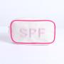 8 Colors Canvas Cosmetic Bags Travel Toiletry Kits Eco-friendly Durable Zipper Pouch Cotton Grocery Organizer Canvas Makeup Bag
