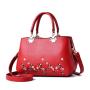 2022 Wholesale Fashion Trends Woman Embroidery Shoulder Bags Leather High Quality ladies handbags for women