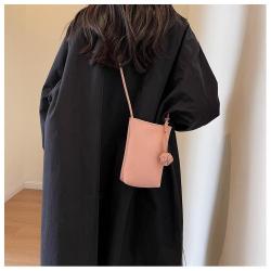 HR656 Women Girls Long Wallet Fashion Girl Crossbody Purse Square Card Holder Handbag Coin Purse Phone Lipsticks Storage Wallet