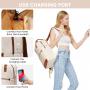 2023 New Arrivals LOVEVOOK 15.6 17.3 inch Computer Backpack for Women Large capacity Nylon School Travel Work Laptop Backpack