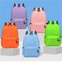 Custom Logo Children Schoolbag Backpack Fashion School Bags Large Capacity Travel Backpack Women's Bag Waterproof Polyester
