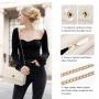 2023 Fashion Designer Leather Chain Bag for Gift Classic Satchel Handbag Luxury Shoulder Bag for Women Quilted Crossbody Purse