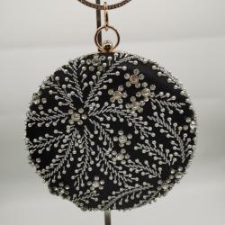 Hot Selling Wedding Rhinestone Evening Bags Handbag Ladies Purse Party Bridal Clutch Bead Embroidery Bag For Women evening bag 2024