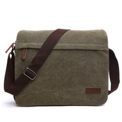 MGB032 New Trend Multi-colors Men's Mobile Phone Bag Canvas Messenger Bag Large Capacity Business Single Shoulder Handbag