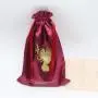 Customized Satin Gift Favor Pouch Thick Matt Satin Drawstring Favor Bag