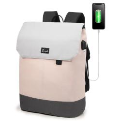 LOVEVOOK RPET Custom Women Men Backpack Teenager School Laptop Rucksack 15.6 Inch Anti-Theft Travel Bag Outdoor Travel Backpacks