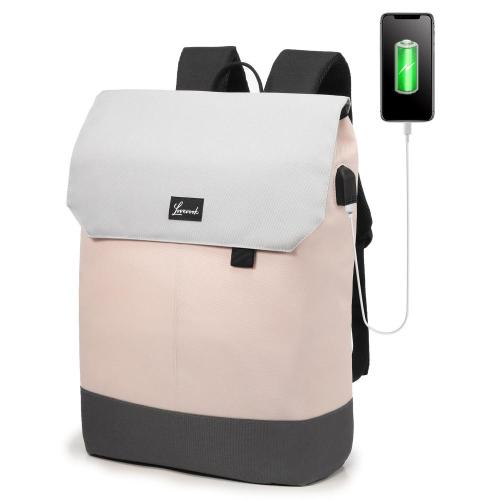 LOVEVOOK RPET Custom Women Men Backpack Teenager School Laptop Rucksack 15.6 Inch Anti-Theft Travel Bag Outdoor Travel Backpacks