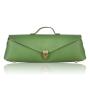 Large Capacity Genuine Leather Students Stationery Pen Pouch Leather Fountain Pen Bag Pencil Case