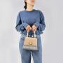 Trendy Design Korean Style Mini Handbag For Women Small Pearl Handle Color Matching Cross Body Handbag