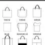 Printable LOGO drawstring dust-proof cotton bag