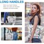 Gelory Reusable Foldable Washable Ladies Fashion Shopping Bag Custom Shopping Tote Bag With Handle