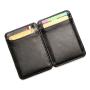 ZHF004 Cross-border PU Men's Creative Magic Wallet Solid Color Women's Card Bag Men's Wallet Spot Wholesale