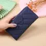 Factory Price Mini Purse Embroidery Pattern Mini Zipper Card Coin Purse Bag PU Clutch Wallet For Women