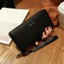 2024 Women's Waterproof Korean Style Long Wallet Multifunctional Card and Mobile Phone Bag Coin Purse