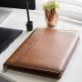 A4 Document Folder Leather Ring Binder Personal Planner Conference A4 Folder with Calculator