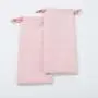 Wholesale Hot Stamping Suede Pouch Drawstring Dust Bag Pink Suede Gift Bag For Jewelry