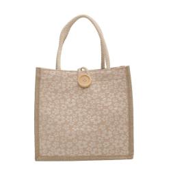 2024 Portable Linen bags for Women Shoulder Bag Small Japanese Satchel for Work and Lunch Carry