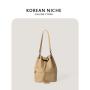 Nylon Material Soft Large Capacity Handbag Shoulder Shopping Tote Bag With Design Shopping Bags Women Shoulder