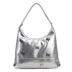 ZWY108 Wholesale New Fashion Simple Girls Butterfly Shoulder Bag PU Handheld Dual Purpose Backpack Shopping Travel Work Bag