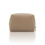 Custom waterproof travel toiletry bag leather cosmetic make up bag leather travel cosmetic pouch