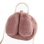 OEM932 New 2023 Plush Bag Women Cross Korean Cute Handheld women bag Autumn and Winter New Rabbit Ear Clip Bag for women