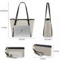 LOVEVOOK new style fashion ladies hand bags 2024 vintage bag canvas laptop tote purses for women luxury fashionable handbags