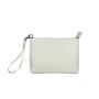 Pure Milky Ivory White Secure Smell-Proof Pouch with Combo Lock for Your Valuables and Accessories