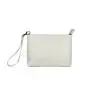 Pure Milky Ivory White Secure Smell-Proof Pouch with Combo Lock for Your Valuables and Accessories
