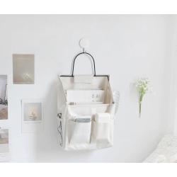KBW514 New Fabric Storage Hanging Bag Wall Hanging Wall Hanging Dormitory Wall Bag Behind The Door Gods Storage Bag