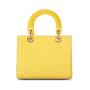 OEM ODM Designer Branded Style Luxury Fashion Quality Genuine Ostrich Skin Leather Small Mini Women Lady Crossbody bags handbag