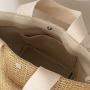 New Trendy Bolsos De Mujer Bucket Hand Bag Ladies Summer Beach Bag Straw Handbag For Women