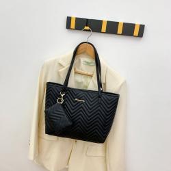Gelory Wholesale Luxury Design Tote Purse Handbags Fashion Pu Leather Large Capacity Women's Shoulder Bag