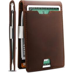 Minimalist Money Clip Wallet men bifold card holder money clip pu money clip wallets
