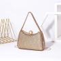 Crystal luxury diamond clutch bag lady wedding bridal evening purse hand bag rhinestone evening bag with chain