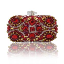 New Design Wholesale Cover Open Style Luxury Diamond Lady Wedding Handbags Purse Bag For Women