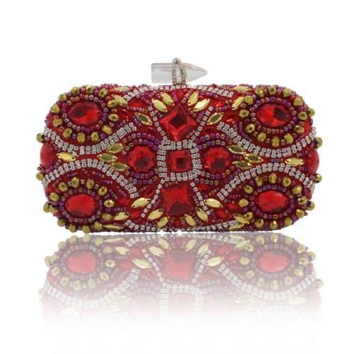 New Design Wholesale Cover Open Style Luxury Diamond Lady Wedding Handbags Purse Bag For Women
