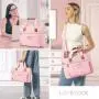 LOVEVOOK Carry on Lightweight Laptop Case Cute small Laptop Briefcase for Work College Travel Laptop Bag for Women Ladies