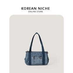 Popular Nylon Material Soft Zipper Handbag  Inner Polyester Large Capacity Women's Shoulder Bags