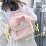 KB028 Children School Backpack Plush Kindergarten Schoolbag Cute Cartoon Shoulder Bag 1-5 Years School Bags Backpacks for Baby