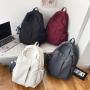 HR269 Trendy Fashion Unisex Couple Backpack Nylon New Outdoor One Shoulder Backpack Student Travel Leisure Simple Book Bag