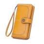 CCF77 Women Clutch Wallet Vintage Clutch Wallet Holder Card Bag for Girls Long Pu Leather Designer Slim Wallets Leather Woman