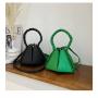 Personalized Fried Dough Twist Hand Bag Female 2024 New High-grade Folding Bag Fashionable Cross Bucket Bag