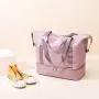 Fashion Women Travel Bag Dry And Wet Separation Waterproof Sports Pink Yoga Gym Portable Tote Duffle Bag