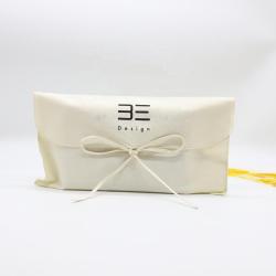8Oz Canvas Cotton Envelope Jewelry Pouch Clothing Gift Handbag Packaging Dust Covers Pouch With Tie