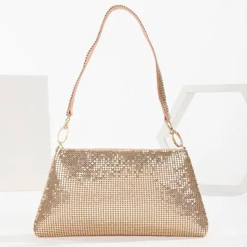 New Aluminum Sheet Handheld Dress Metal Handheld Evening Bag sac main femm sac