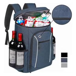 Custom Premium Reusable Leak Proof Large Picnic Camping Hiking Beach PEVA Golf Wine Beer Insulated Cooler Backpack