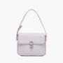 2024 New Fresh Handbags Solid Color Shoulder Bag Smooth Texture Vegan Leather Luxury Bags Simple Portable Square Shoulder Bag