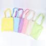 New Designer Colorful Eco Friendly Women Grocery Reusable Cotton Shopping Bag Custom Tassel Zipper Tote Bag Canvas Shop Bag