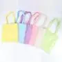 New Designer Colorful Eco Friendly Women Grocery Reusable Cotton Shopping Bag Custom Tassel Zipper Tote Bag Canvas Shop Bag
